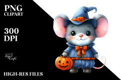 Vibrant Halloween Baby Mouse, Transparent PNG Product Image 2