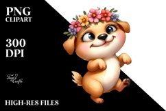 Silly Cartoon Dog PNG Product Image 2