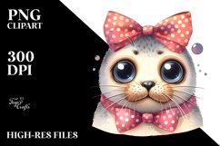 Expressive Caricature-like Seal Clipart Product Image 1