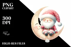 Cute Baby Santa, Transparent PNG Product Image 1