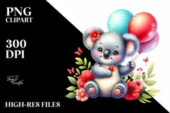 Colorful Baby Panda, Aviator Suit |Clipart Product Image 1