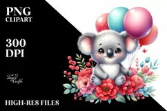 Colorful Baby Panda, Aviator Suit |Clipart Product Image 3