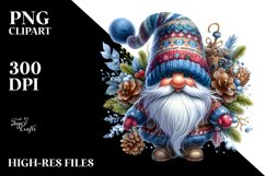 Vibrant Winter Gnome PNG Product Image 3