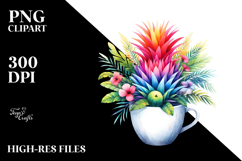 Vibrant Moa in a Cup | Clipart Product Image 2