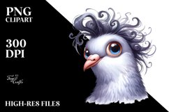 Contempt Dove | Portrait Clipart Product Image 1