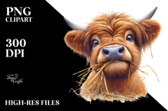 Confused Cow Clipart Product Image 2