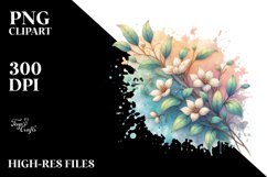 Glossy Wooden Jasmine Clipart Product Image 3