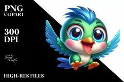 Crazy Baby Hummingbird PNG Product Image 3