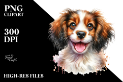 Colorful Baby Brittany, PNG Product Image 2