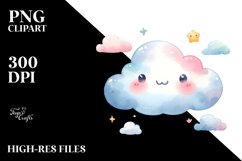 Cute Cloud PNG Product Image 2