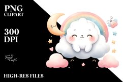 Cute Cloud PNG Product Image 2