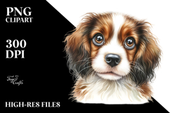 Happy Brittany Baby, Watercolor PNG Product Image 2