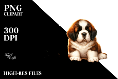 Saint Bernard on Beach | Cute Surf Sunset Product Image 2