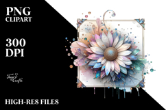Diamond Daisy with Metallic Insertions PNG Product Image 2