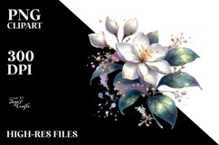 Jasmine Watercolor Splash Product Image 3