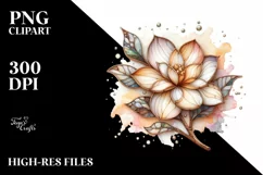 Abstract Wooden Stained Gardenia Shiny Material Product Image 1