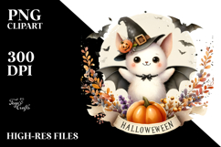 Simplistic Retro Halloween Gargoyle PNG Product Image 2