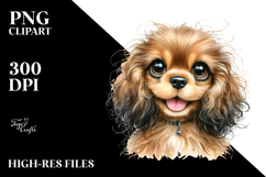 Watercolor Cocker Spaniel with Crazy Furr Product Image 2