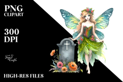 Vibrant Fairy Halloween | Colorful Watercolor Product Image 2