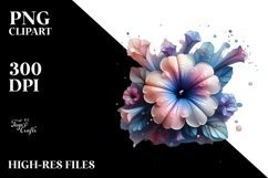 3D Petunia, Transparent PNG Product Image 3