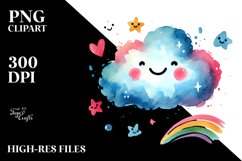 Smiling Cloud PNG Product Image 2