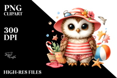 Baby Owl Beachwear PNG Product Image 2