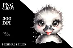 Cute Baby Swan PNG Product Image 2
