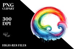 Colorful Ranbow Watercolor Product Image 3