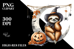 Sloth with Spiders PNG Product Image 2