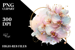 Glossy Orchid PNG Product Image 2