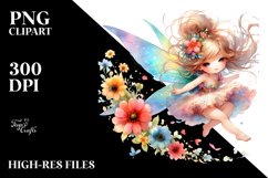 Colorful Fairy Watercolor Product Image 3