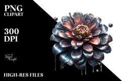 Detailed Glossy Zinnia Shiny Product Image 3