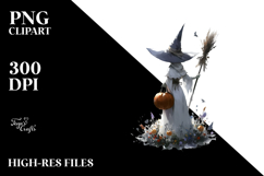Simple Witch Digital Painting PNG Product Image 2