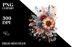 Boho Flower of Flowers, Transparent PNG Product Image 2