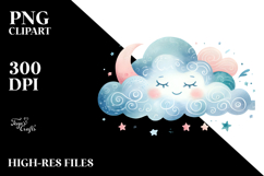 Simple Cloud PNG Product Image 2