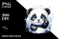 Cute Baby Panda PNG Product Image 2