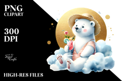 Polar Bear Beachwear PNG Product Image 2