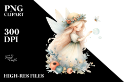 Washed Boho Fairy PNG Product Image 2