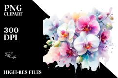 Vibrant Orchid Abstract PNG Product Image 2