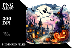 Vibrant Witch Halloween | Sublimation | Clipart. Product Image 2