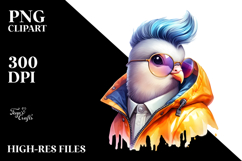 Watercolor Posing Dove, Transparent PNG Product Image 2