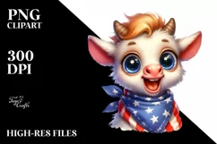 Excited Funny Pony Watercolor Clipart Product Image 1