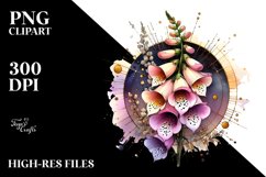 Watercolor Splash Stained Foxglove Product Image 3