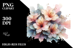 Glossy Azalea Abstract PNG Product Image 2