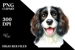 Cute English Springer Spaniel, High-Res PNG Product Image 2