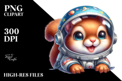 aCute Energetic Squirrel with Goofy Smile, PNG Product Image 2