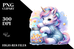 Magical Baby Unicorn PNG Product Image 2
