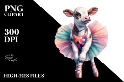 Artistic Baby Cow PNG Product Image 1