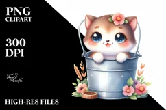 Smiling Baby Unicorn Sitting Clipart Product Image 1