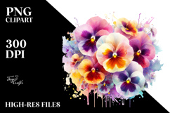 Pansy, Elegant PNG Product Image 2